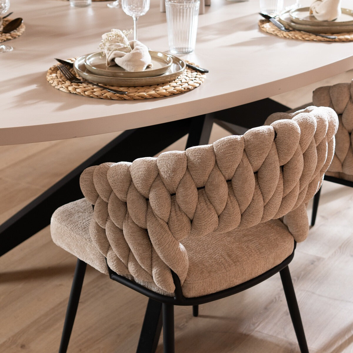 Liva Esszimmerstuhl Beige