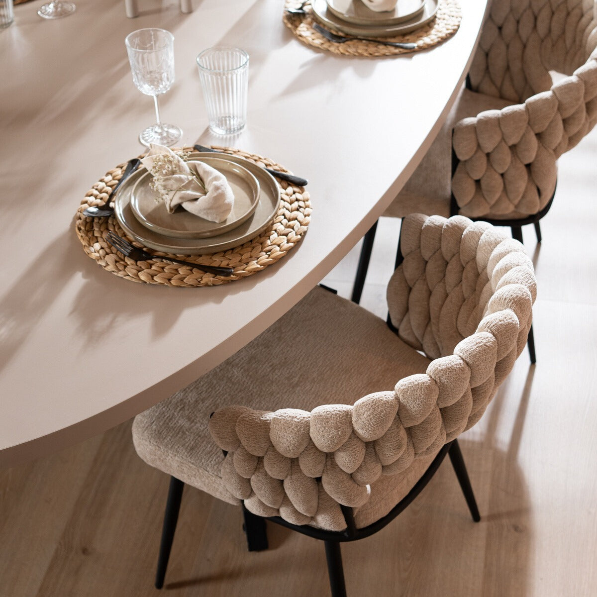 Liva Esszimmerstuhl Beige