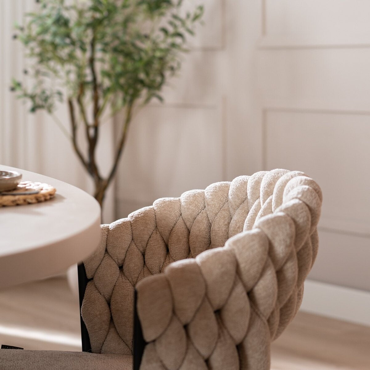 Liva Esszimmerstuhl Beige