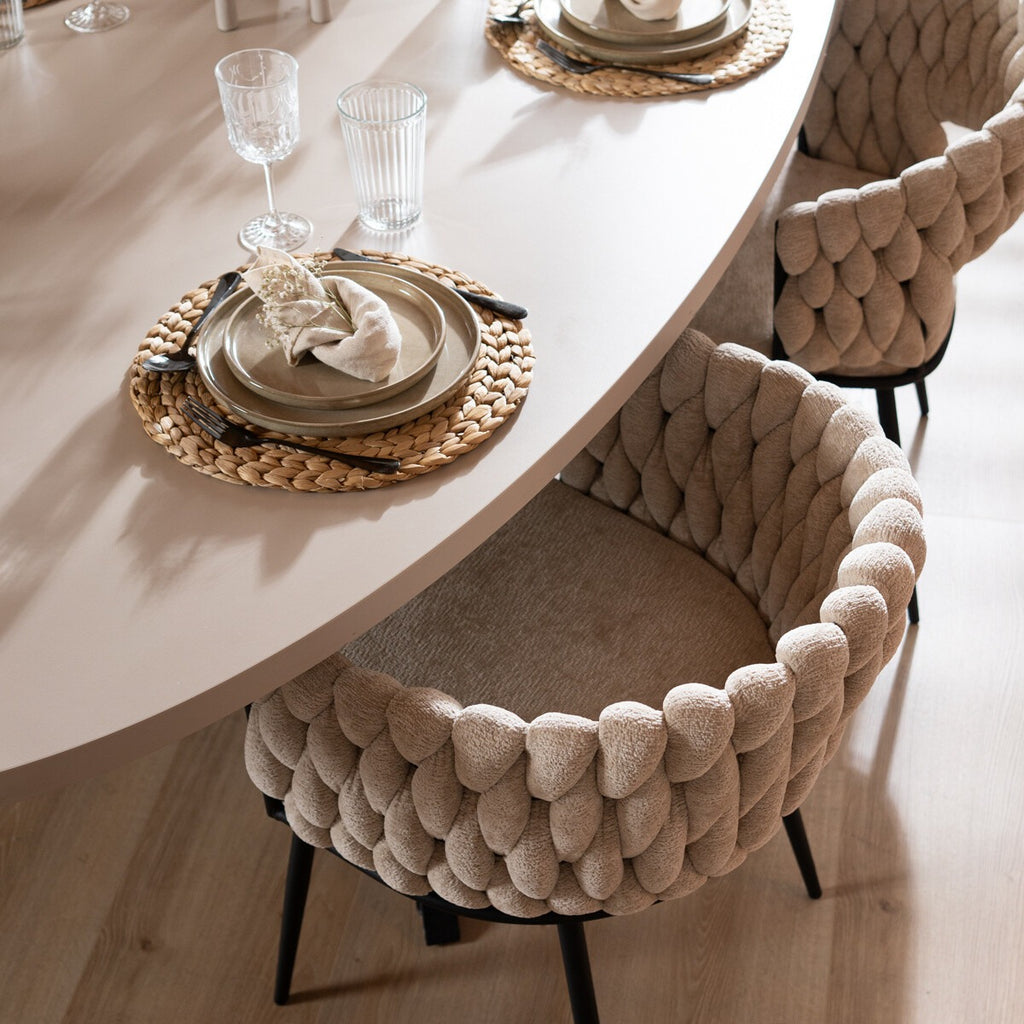Fenna Esszimmerstuhl Beige