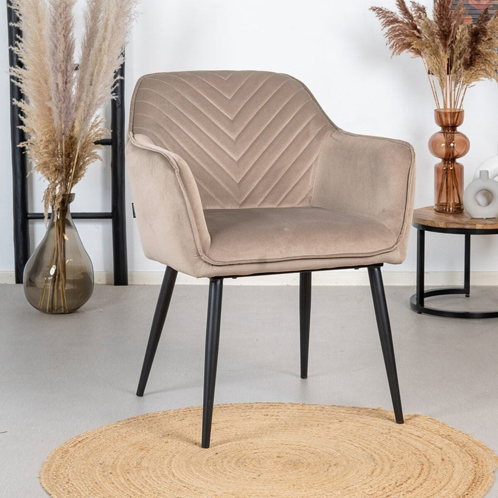 Luna Esszimmerstuhl Taupe