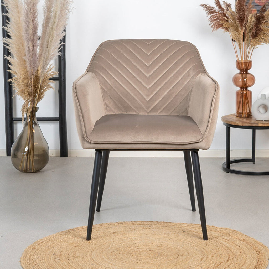 Luna Esszimmerstuhl Taupe